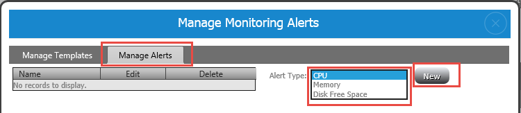 Monitoring Alerts Configuration