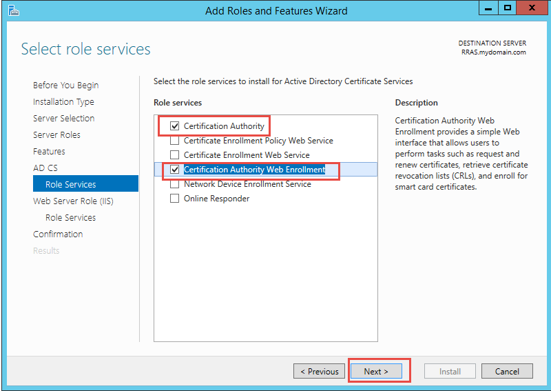 Active Directory Certificate Services
