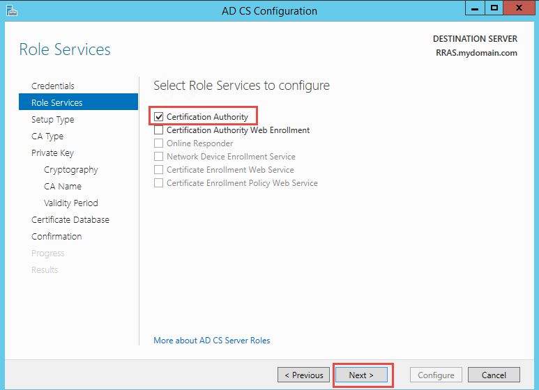 Active Directory Certificate Services