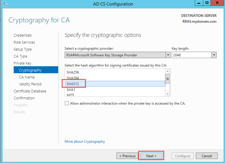 Active Directory Certificate Services