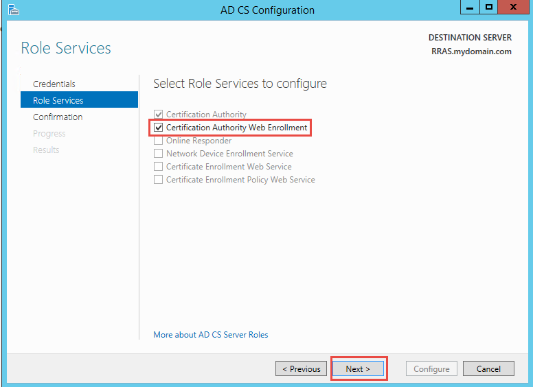 Active Directory Certificate Services