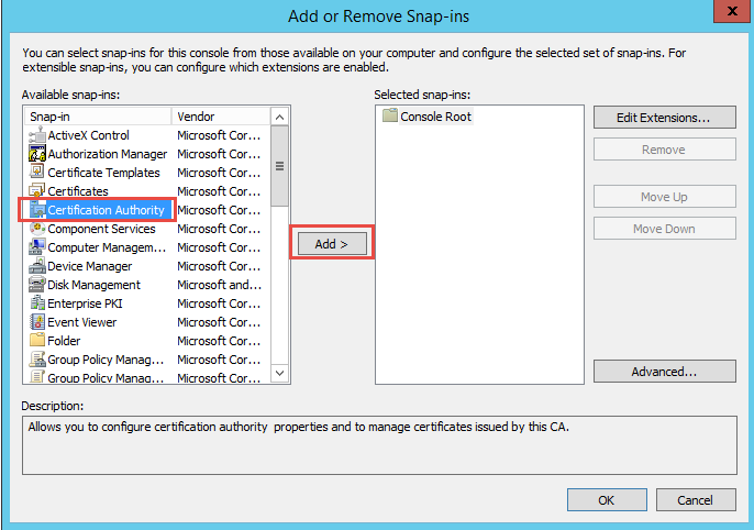 Active Directory Certificate Services